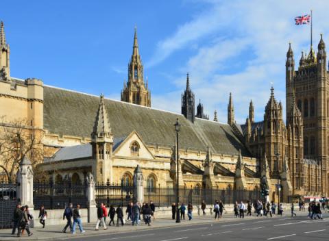 Het oudste gedeelte van Westminster Palace